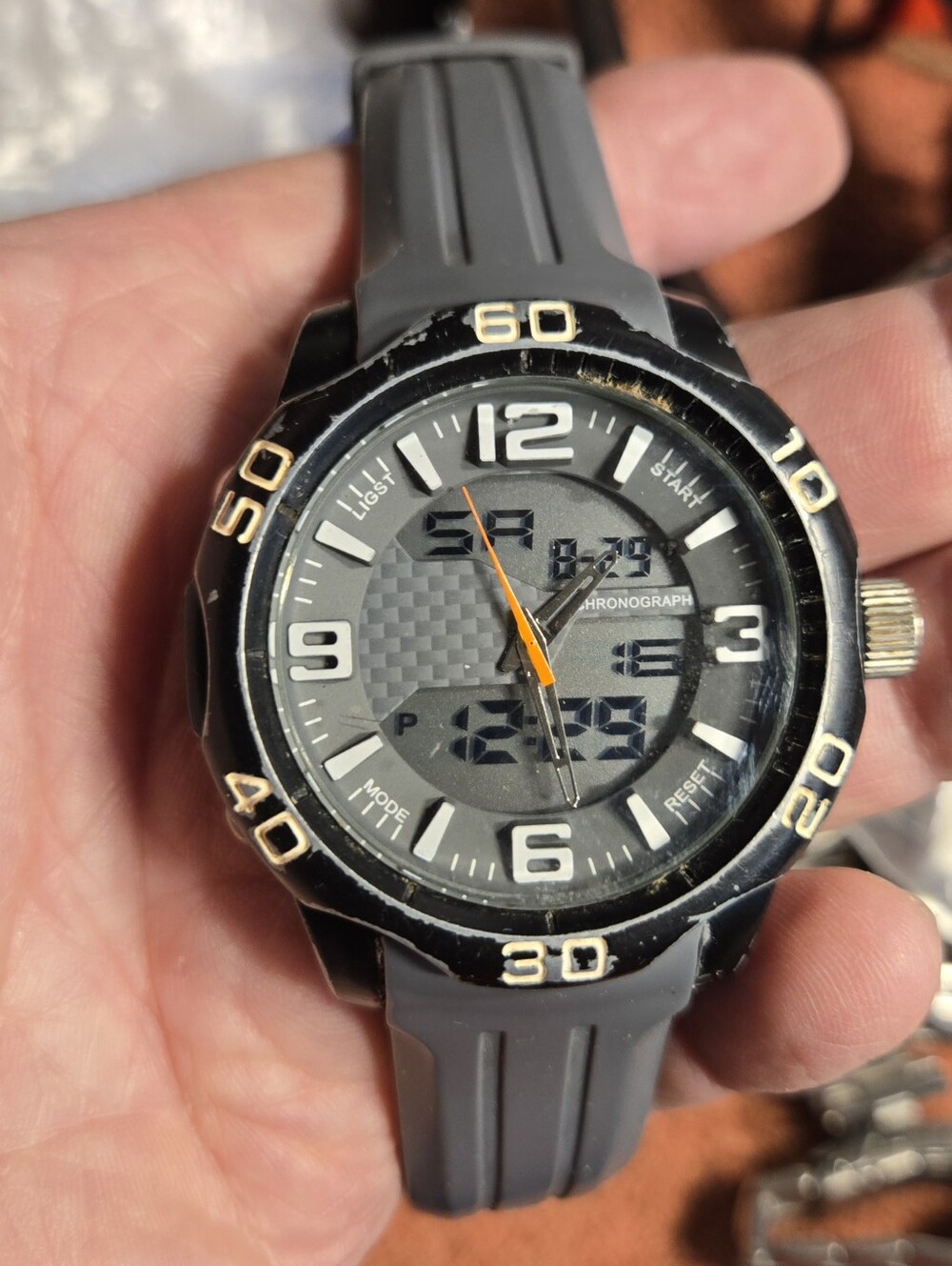 Accutime LARGE WCM18WC Chronograph Watch